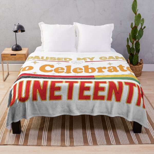 Item preview, I Paused My Game to Celebrate Juneteenth Minimalist Funny designed and sold by Designs-RZ.