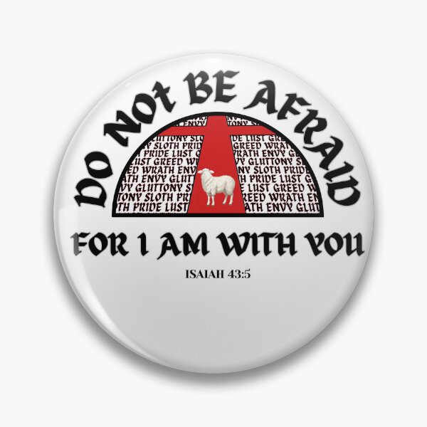 Item preview, Do Not Be Afraid Isaiah 43:5 Christian Lamb Cross Graphic designed and sold by JEVANStudio.