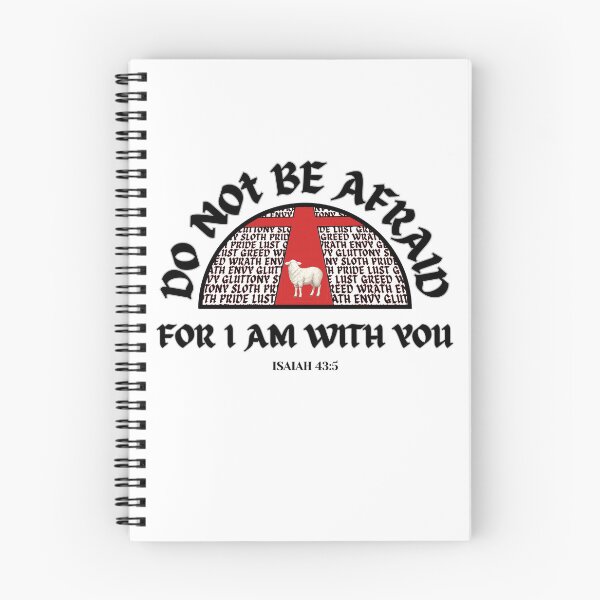 Item preview, Do Not Be Afraid Isaiah 43:5 Christian Lamb Cross Graphic designed and sold by JEVANStudio.