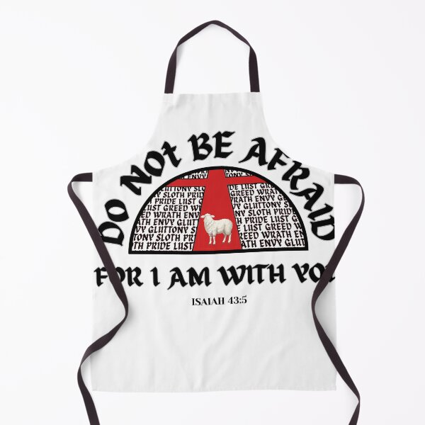 Item preview, Do Not Be Afraid Isaiah 43:5 Christian Lamb Cross Graphic designed and sold by JEVANStudio.
