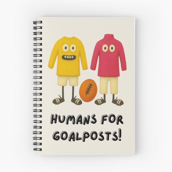 Item preview, Humans for goalposts designed and sold by LagoonandBeans.