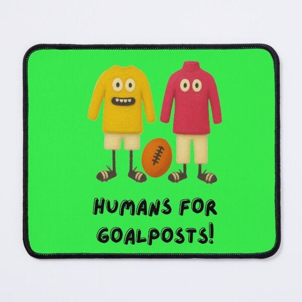 Item preview, Humans for goalposts designed and sold by LagoonandBeans.