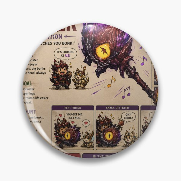 Item preview, Monster Hunter Hammer designed and sold by CharmingFlowers.