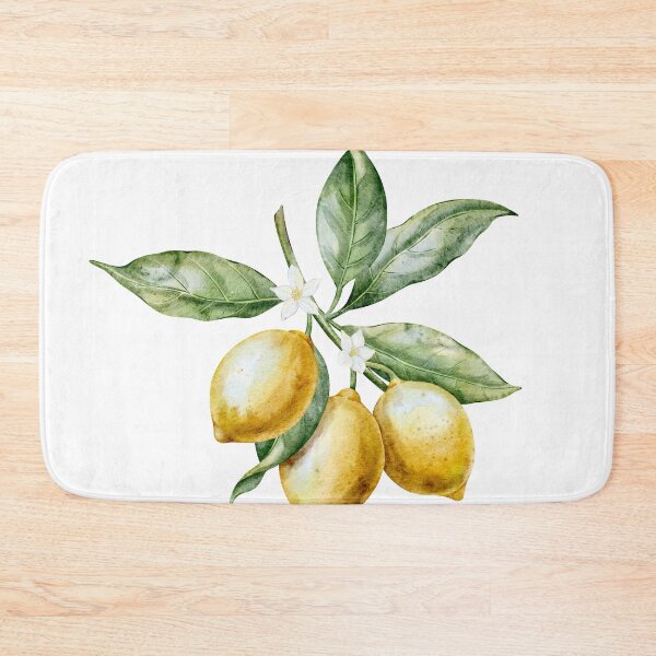 Item preview, Watercolor Lemon Branch with Blossoms designed and sold by Alisles.