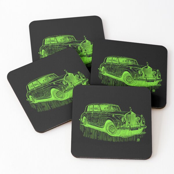 Item preview, Vintage Neon Luxury Car – Classic Line Art Illustration designed and sold by Jankes88.