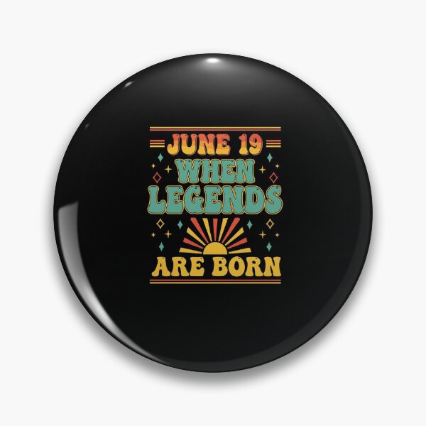 Item preview, June 19 When Legends Are Born Minimalist Birthday Quote designed and sold by Designs-RZ.
