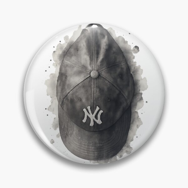 Item preview, New York Baseball Cap Watercolor Monochrome Art designed and sold by Krmdesign.