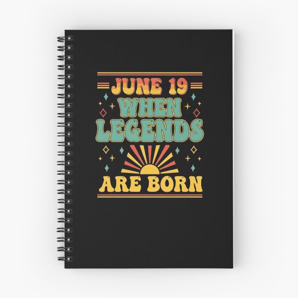 Item preview, June 19 When Legends Are Born Minimalist Birthday Quote designed and sold by Designs-RZ.