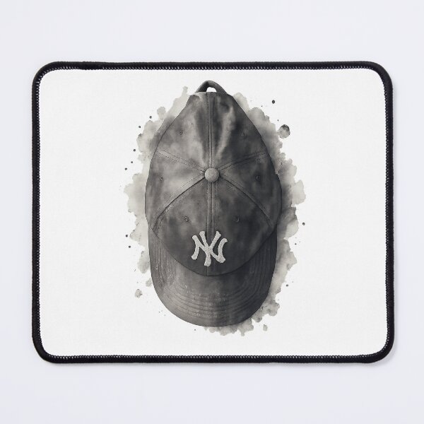 Item preview, New York Baseball Cap Watercolor Monochrome Art designed and sold by Krmdesign.