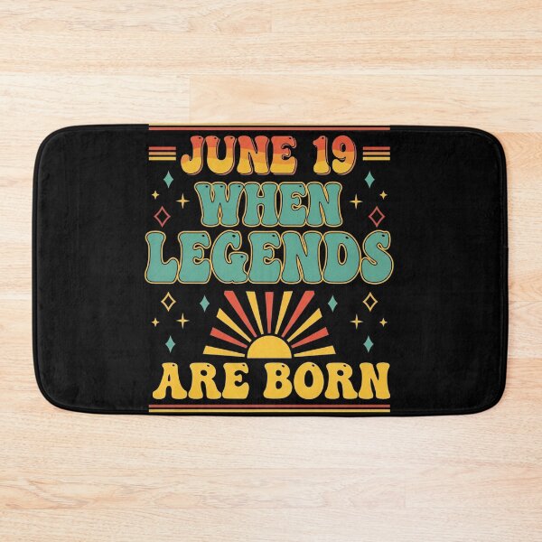 Item preview, June 19 When Legends Are Born Minimalist Birthday Quote designed and sold by Designs-RZ.