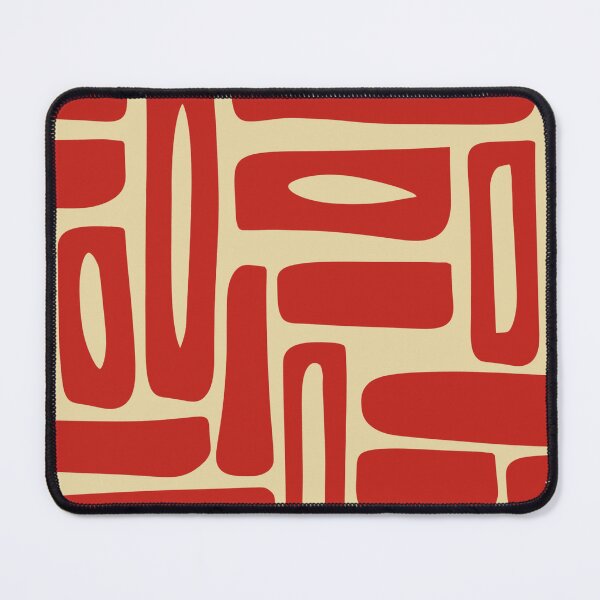 Item preview, Abstract composition in red and creme E9 designed and sold by StefanStudioArt.