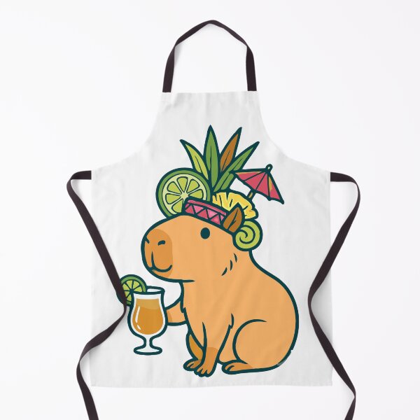Item preview, Tiki Capy Capybara Cocktail Sticker Pack Tee designed and sold by RedStreamStudio.