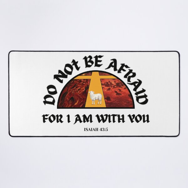Item preview, Isaiah 43:5 Lamb of God Cross in Hellfire Christian Graphic designed and sold by JEVANStudio.