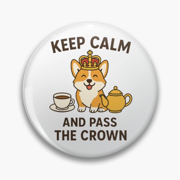 Item preview, Royal Corgi wearing the crown  designed and sold by JamesDunican.