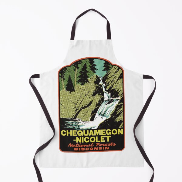 Item preview, Chequamegon-Nicolet National Forests Wisconsin Retro designed and sold by HalpinDesign.