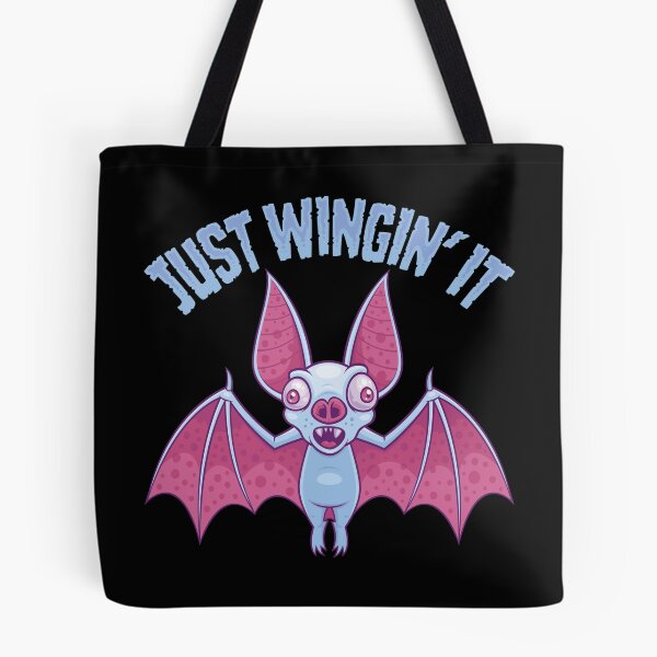 Item preview, Just Wingin' It Derpy Albino Bat designed and sold by fizzgig.