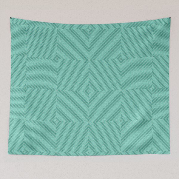Item preview, Stripes composition in turquoise 94 designed and sold by StefanStudioArt.