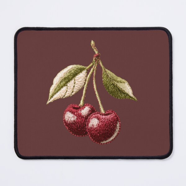 Item preview, Embroidered Sweet Cherry Botanical Art designed and sold by MegaNovaArt.