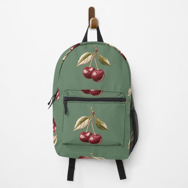 Item preview, Embroidered Sweet Cherry Botanical Art designed and sold by MegaNovaArt.