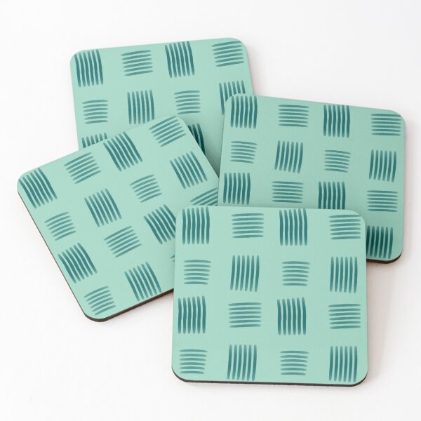 Item preview, Stripes composition in green and light green 94 designed and sold by StefanStudioArt.