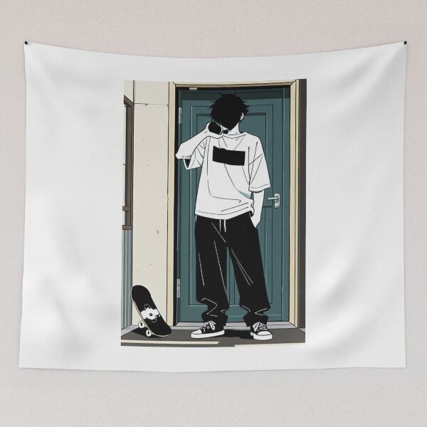Item preview, Art - Character Mysterious Casual Anime Style designed and sold by AnimeShin.