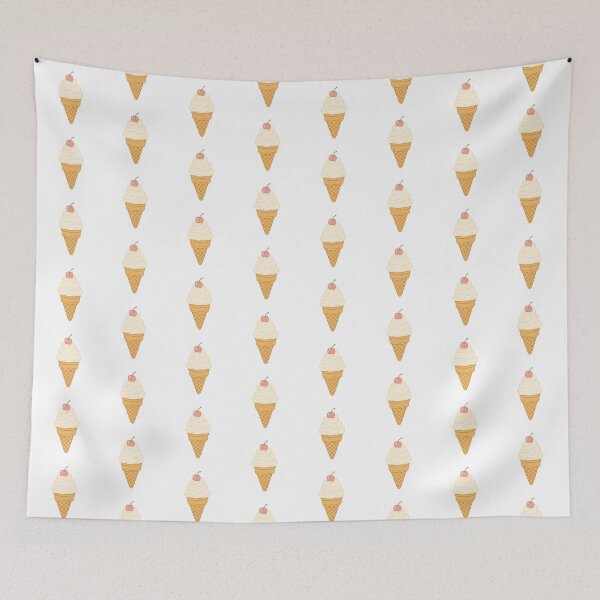 Item preview, Cute Vanilla Ice Cream Cone with Cherry designed and sold by Anne97s.