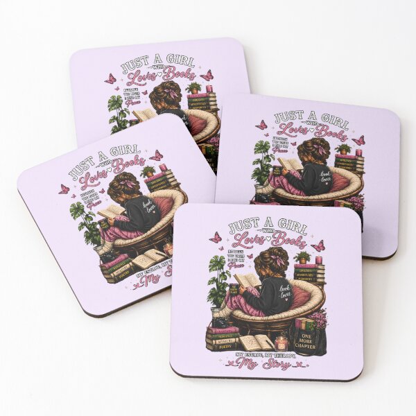 Item preview, Just a Girl Who Loves Books designed and sold by CristianoArt.