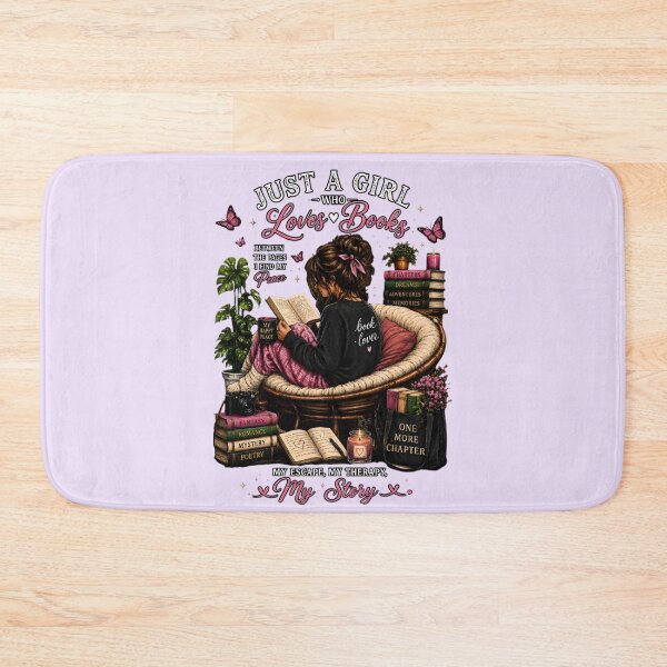 Item preview, Just a Girl Who Loves Books designed and sold by CristianoArt.