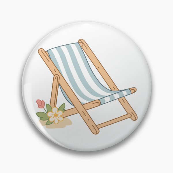 Item preview, Pastel Striped Beach Deck Chair designed and sold by Anne97s.
