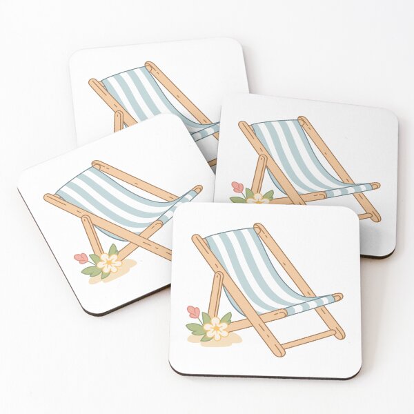 Item preview, Pastel Striped Beach Deck Chair designed and sold by Anne97s.