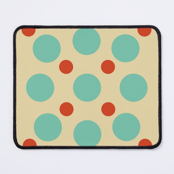Item preview, Green and red dots in a beige background designed and sold by StefanStudioArt.