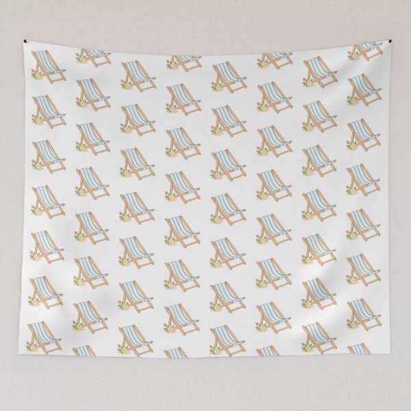 Item preview, Pastel Striped Beach Deck Chair designed and sold by Anne97s.