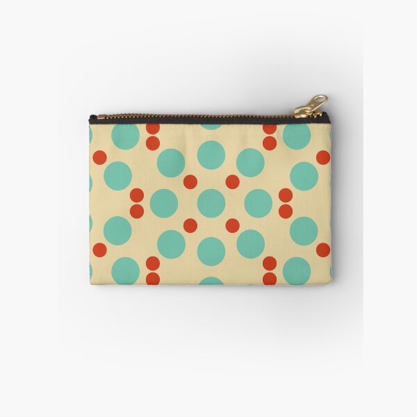 Item preview,  Green and red dots in a beige background designed and sold by StefanStudioArt.