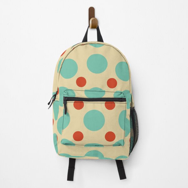 Item preview,  Green and red dots in a beige background designed and sold by StefanStudioArt.