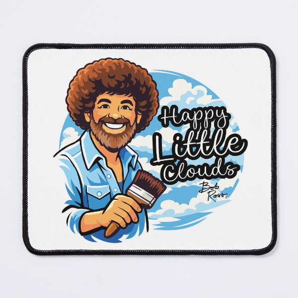 Item preview, Bob Ross - Happy Little Clouds designed and sold by LionsHut.