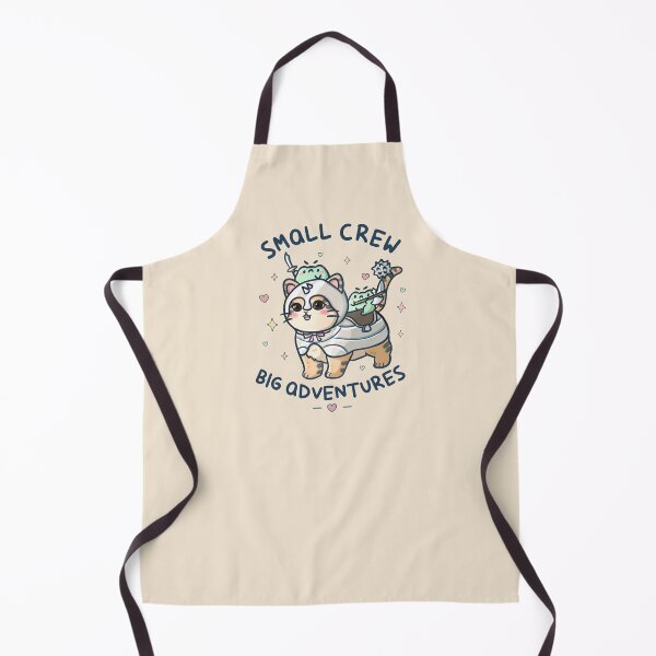 Item preview, Small Crew Big Adventures - Cute Frogs Riding War Cat designed and sold by ShyHomebodyClub.