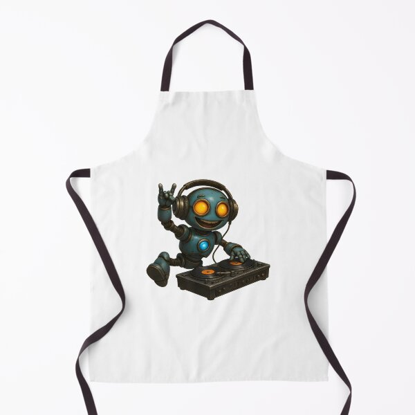 Item preview, Friendly Robot DJ – Cute Music Robot Design designed and sold by Yomere.