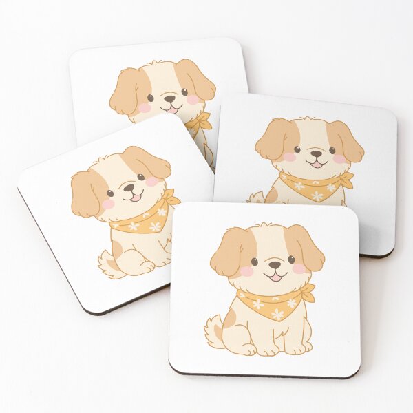 Item preview, Cute Puppy Wearing Floral Bandana designed and sold by Anne97s.