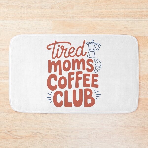 Item preview, Retro Tired Mom Coffee Club 2 Women Mom Life Mothers Day designed and sold by Dabbing Turtle Designs.