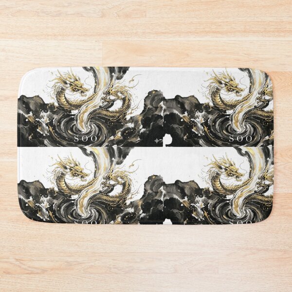 Item preview, Golden Dragon's Ascent: Zen Cosmic Flow Art designed and sold by SOOstudio73.