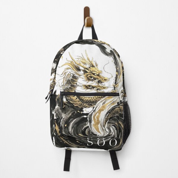 Item preview, Golden Dragon's Ascent: Zen Cosmic Flow Art designed and sold by SOOstudio73.