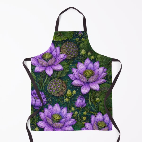 Item preview, Welcome Thailand – Purple Lotus Paradise | Cute Thai Travel Floral Ornament Pattern designed and sold by Beeform.