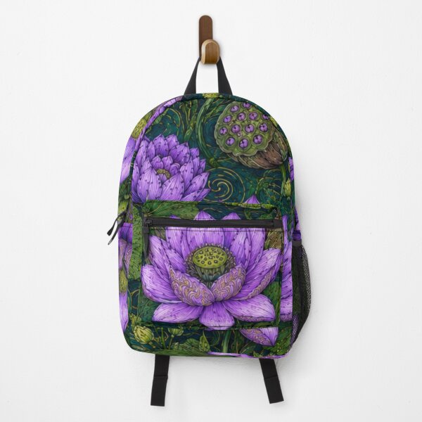 Item preview, Welcome Thailand – Purple Lotus Paradise | Cute Thai Travel Floral Ornament Pattern designed and sold by Beeform.