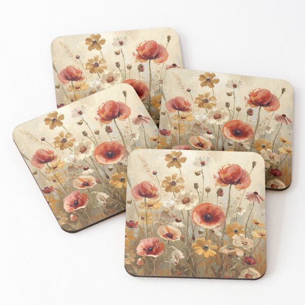 Item preview, Painterly Flowers designed and sold by Inkingdesigns.