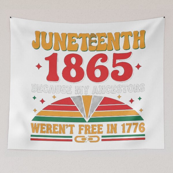 Item preview, Juneteenth 1865 My Ancestors Weren't Free 1776 Minimalist designed and sold by Designs-RZ.