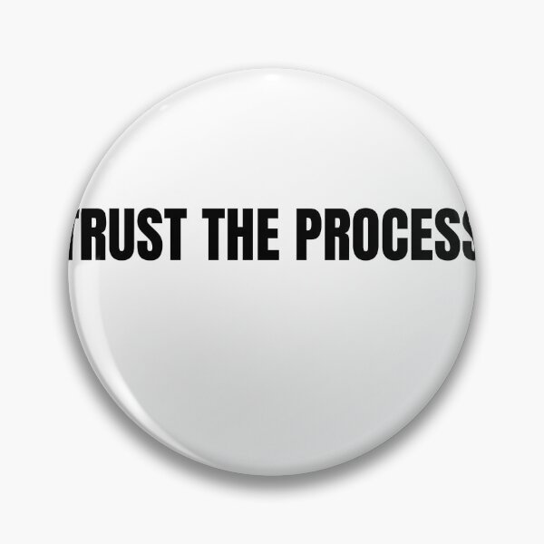 Item preview, Trust The Process Motivational Sticker designed and sold by abanoubsamir938.