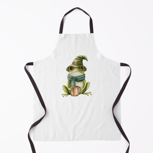 Item preview, Cute Witch Frog With Tea designed and sold by VikArt7.