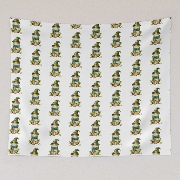 Item preview, Cute Witch Frog With Tea designed and sold by VikArt7.