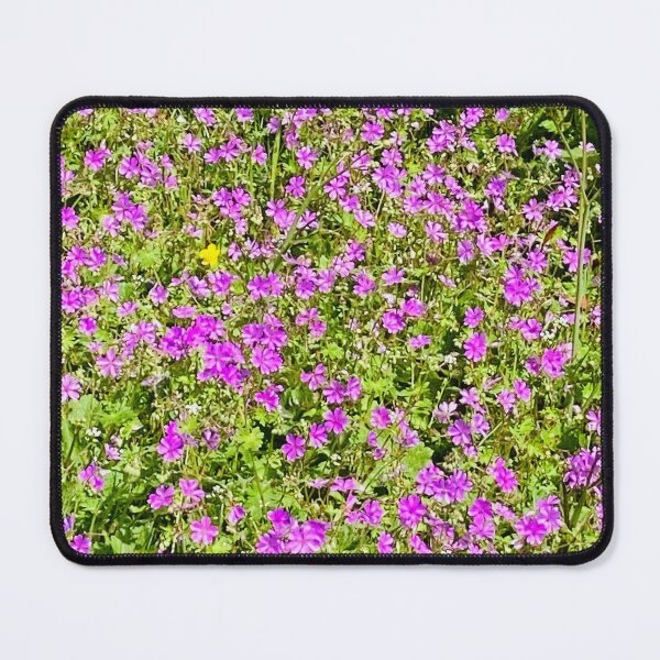 Item preview, Abundant Wild Purple Geranium Meadow Field designed and sold by BalkanBloom.