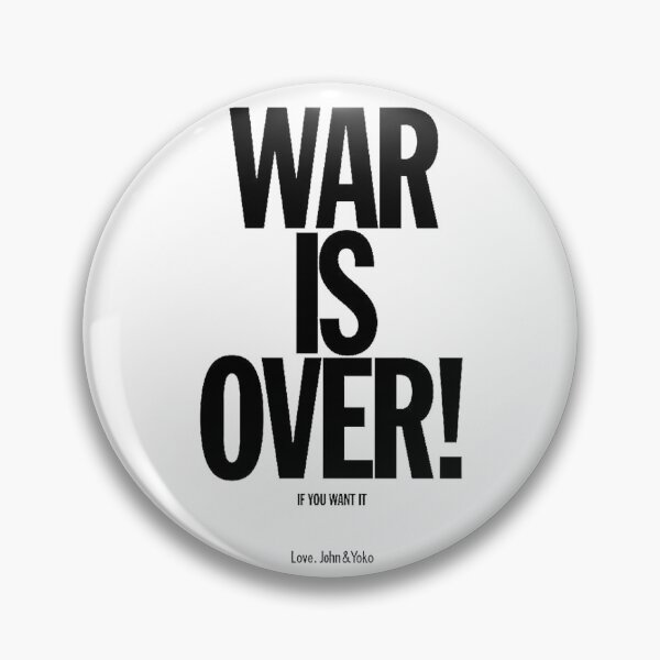 Item preview, War Is Over! If You Want It - Iconic Brutalist Peace Quote 1969 designed and sold by Tokraz-art.
